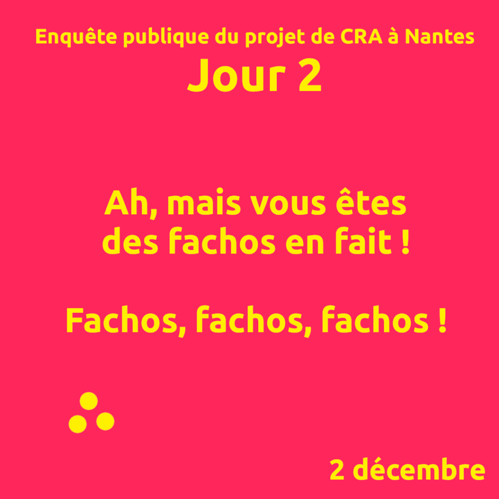 Jour 2
Ah, mais vous êtes des fachos en fait !
Fachos, fachos, fachos !