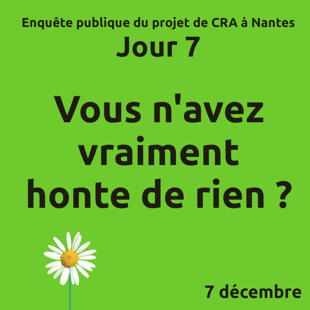 Jour 7 Vous n'avez vraiment honte de rien ?